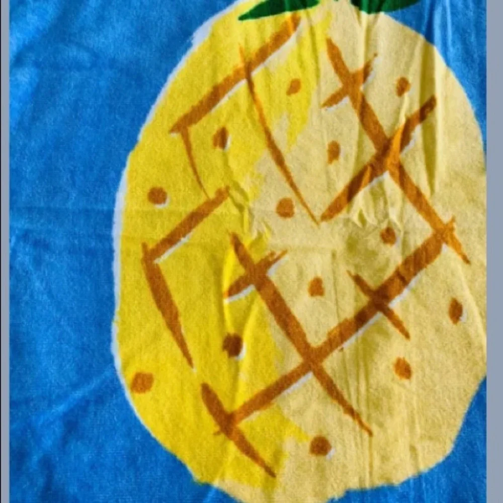 Kate Spade New York Pineapple Oversized Beach Pool Bath Sheet Towel NWT